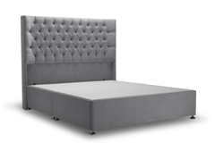 Didsbury Bed Urban Grey - King / 4 Drawer / Dark Wood Didsbury Bed Urban Grey - King / 4 Drawer / Dark Wood