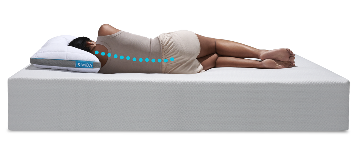 Cooling Body Pillow with Stratos Cool Touch Tech Simba Sleep