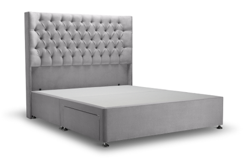 Didsbury Bed Double W135 L190 H137 Cm Peacock 2 Drawer
